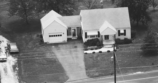 Vintage Aerial photo from 1986 in Davidson County, NC
