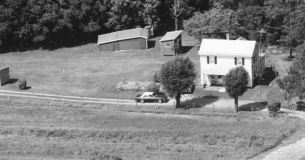 Vintage Aerial photo from 1990 in Shenandoah County, VA