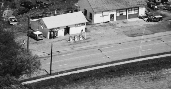 Vintage Aerial photo from 1985 in Pittsylvania County, VA