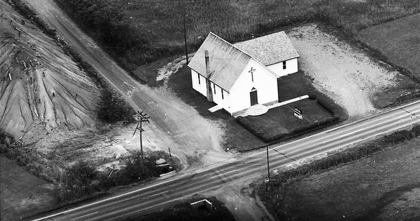 Vintage Aerial photo from 1973 in Clarion County, PA