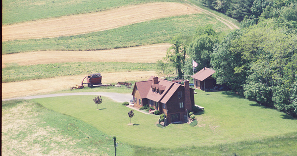 Vintage Aerial photo from 2002 in Floyd County, VA