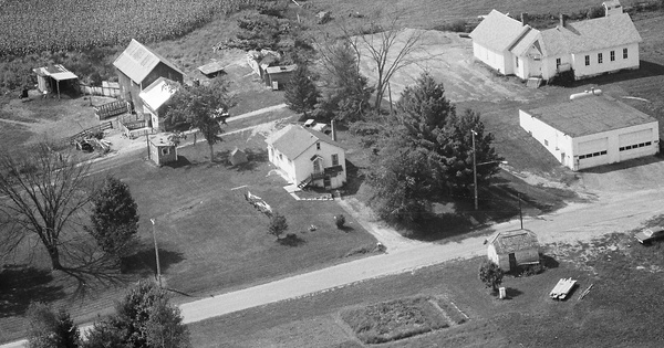 Vintage Aerial photo from 1978 in Dunn County, WI