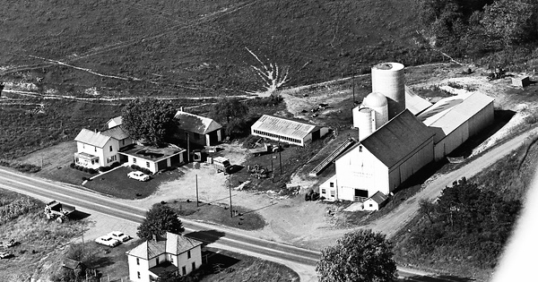 Vintage Aerial photo from 1964 in Tuscarawas County, OH
