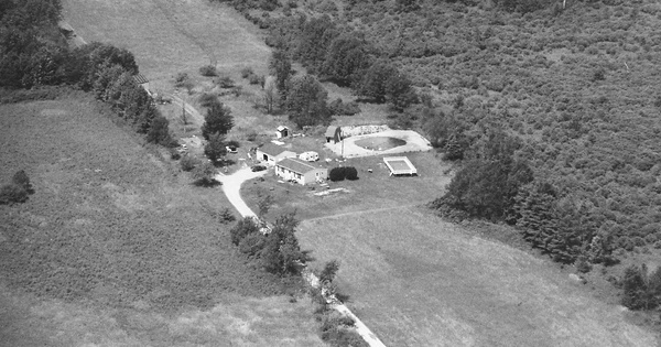 Vintage Aerial photo from 1990 in Wyoming County, NY
