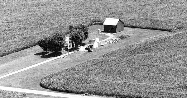 Vintage Aerial photo from 1991 in Perry County, OH