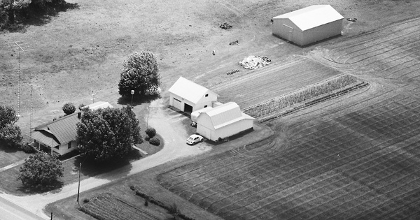 Vintage Aerial photo from 1980 in Scioto County, OH