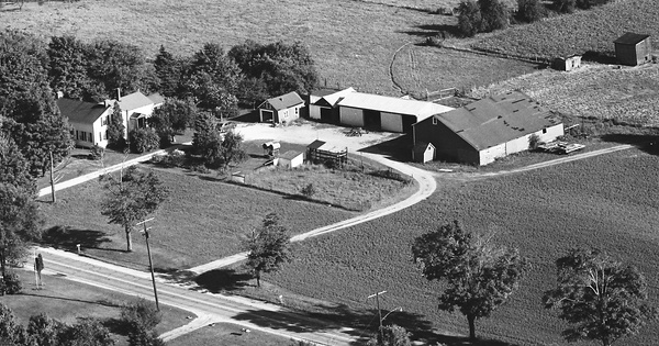 Vintage Aerial photo from 1970 in Lake County, OH