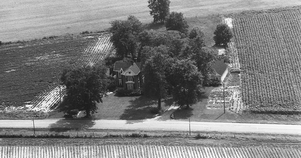 Vintage Aerial photo from 1973 in Allen County, OH