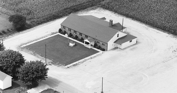 Vintage Aerial photo from 1969 in Defiance County, OH