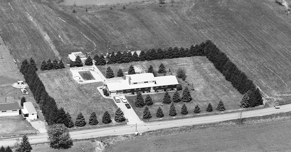 Vintage Aerial photo from 1984 in Guernsey County, OH
