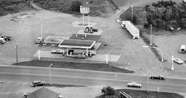 Vintage Aerial photo from 1980 in Barron County, WI