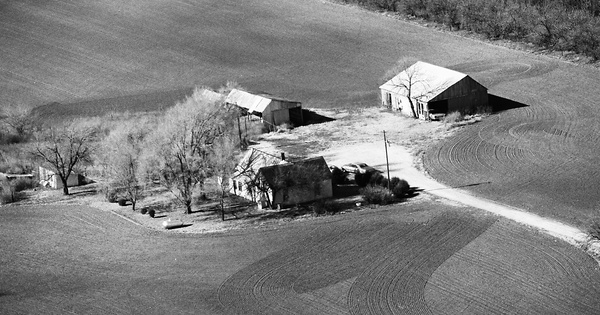 Vintage Aerial photo from 1976 in Sedgwick County, KS