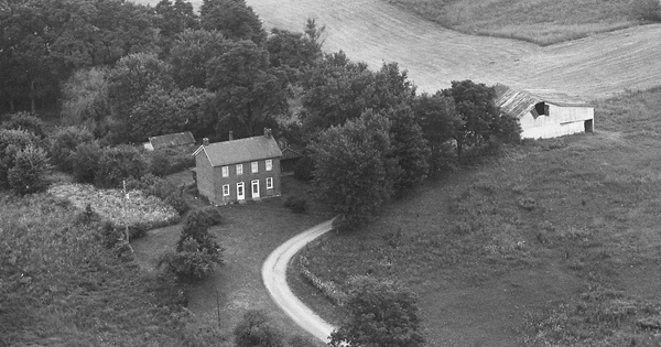 Vintage Aerial photo from 1972 in Preble County, OH