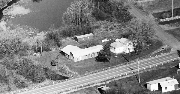 Vintage Aerial photo from 1991 in Franklin County, NY