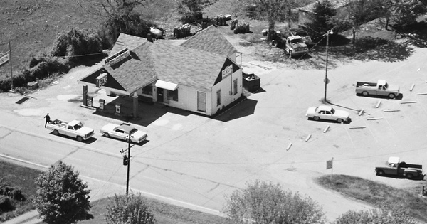 Vintage Aerial photo from 1981 in Coffee County, TN