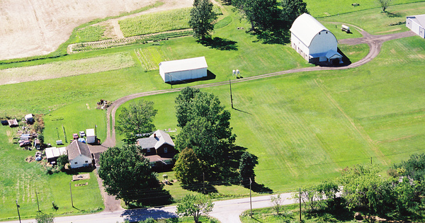 Vintage Aerial photo from 2000 in Medina County, OH