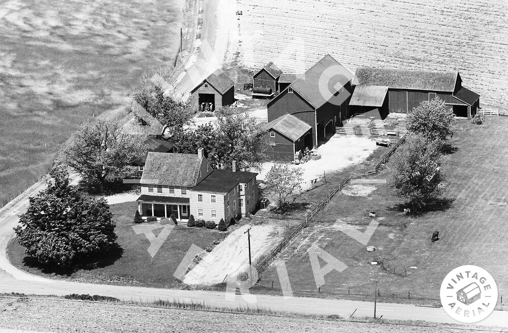 Vintage Aerial New Jersey Burlington County 1965 34CBU2