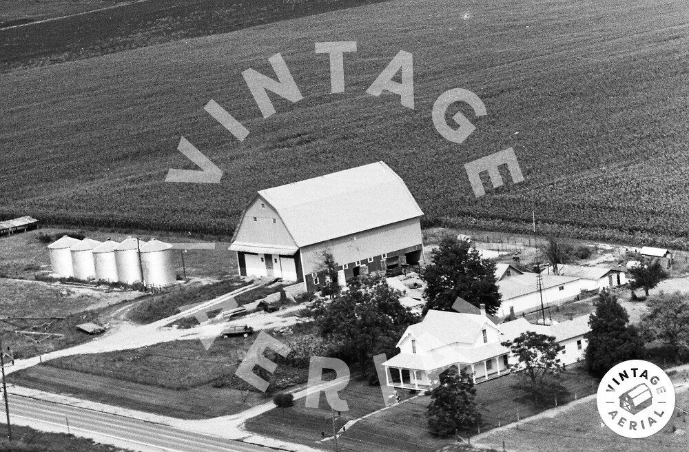 Vintage Aerial Indiana Clinton County 1973 22TCL28
