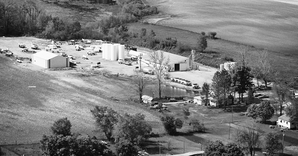 Vintage Aerial photo from 1979 in Cass County, IN