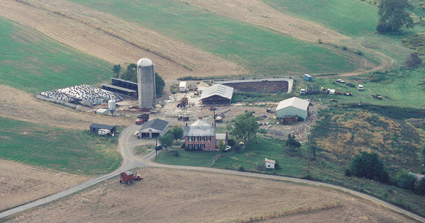 Vintage Aerial photo from 2001 in Franklin County, PA
