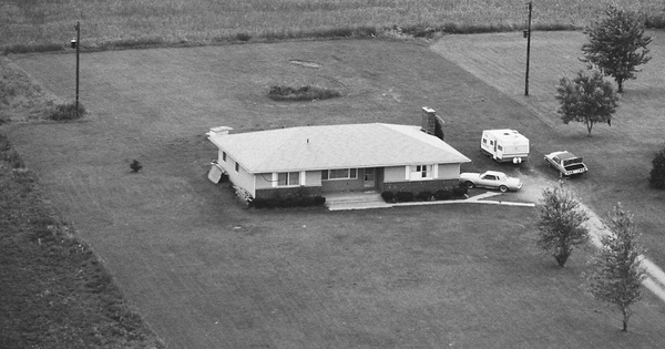 Vintage Aerial photo from 1978 in Licking County, OH