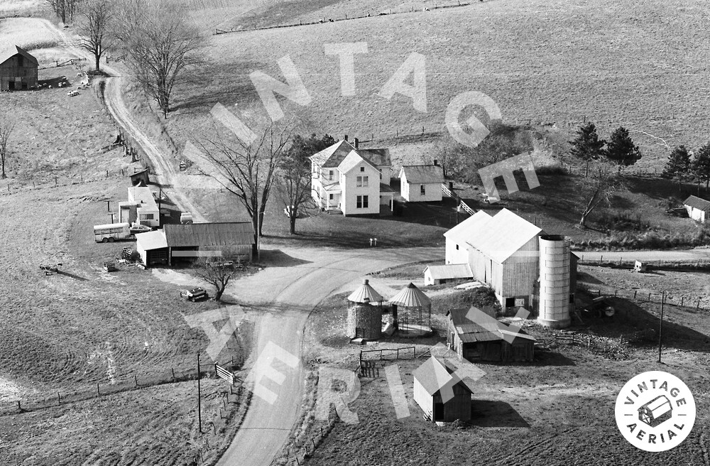 Vintage Aerial Ohio Belmont County 1977 36FBE34