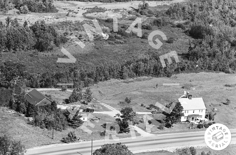 Vintage Aerial New Hampshire Strafford County 1963 9TST20