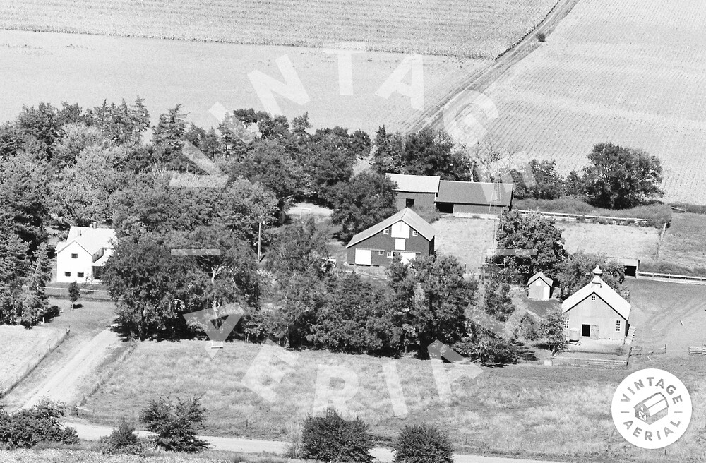 Vintage Aerial Nebraska Saunders County 1979 1SSA30