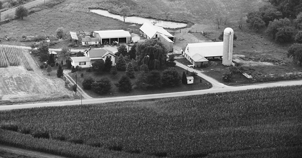 Vintage Aerial photo from 1982 in Medina County, OH