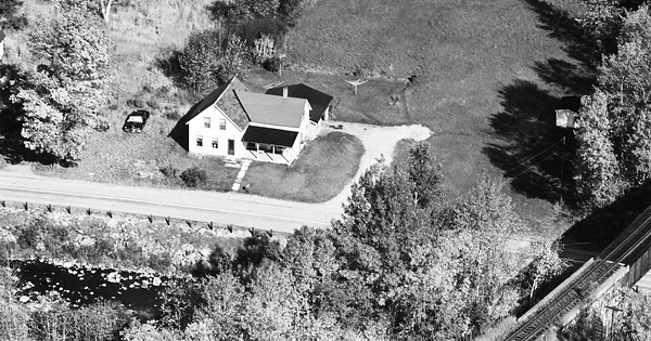 Vintage Aerial photo from 1967 in Rutland County, VT