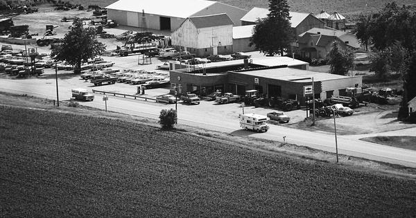 Vintage Aerial photo from 1976 in Columbia County, WI