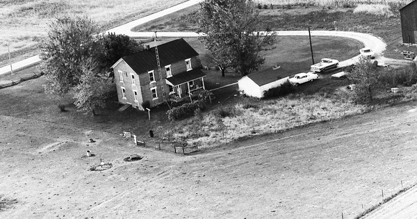 Vintage Aerial photo from 1982 in Crawford County, OH
