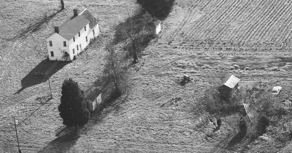 Vintage Aerial photo from 1985 in Gloucester County, VA