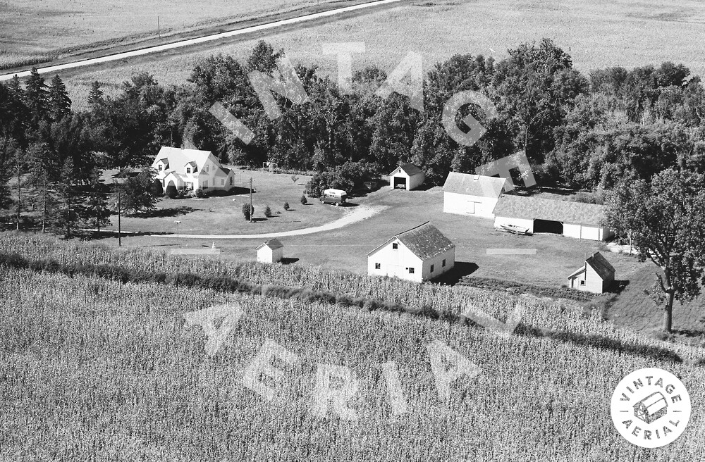 Vintage Aerial Minnesota Yellow Medicine County 1978 5RYEM10