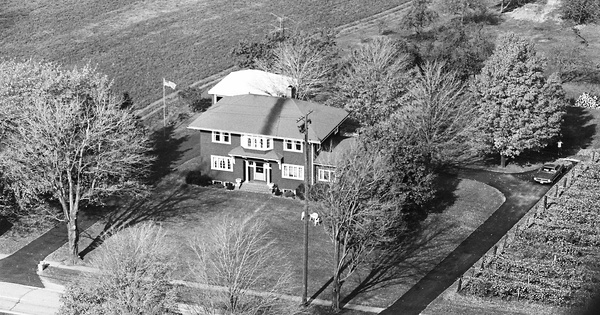 Vintage Aerial photo from 1968 in Ashtabula County, OH