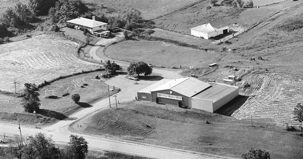Vintage Aerial photo from 1978 in Licking County, OH