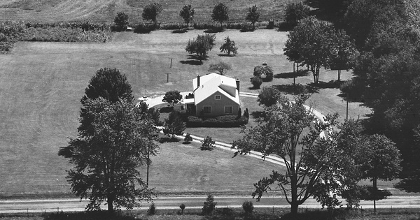 Vintage Aerial photo from 1976 in Delaware County, OH