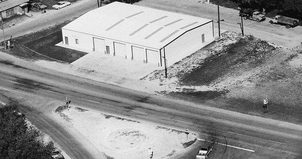 Vintage Aerial photo from 1988 in Menard County, TX