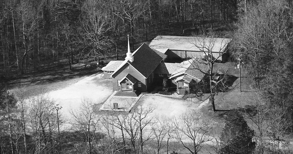 Vintage Aerial photo from 1993 in Cleburne County, AL