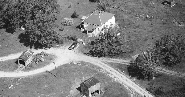 Vintage Aerial photo from 1987 in Pulaski County, MO