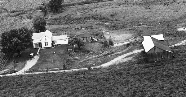 Vintage Aerial photo from 1972 in Franklin County, IN