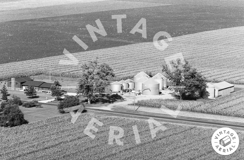 Vintage Aerial Illinois Vermilion County 1981 81NVE13