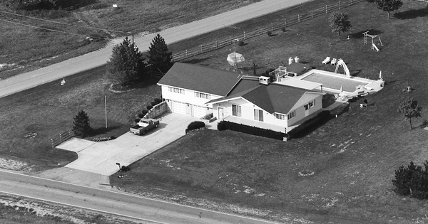 Vintage Aerial photo from 1986 in Ross County, OH