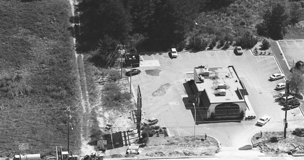 Vintage Aerial photo from 1990 in Franklin County, GA