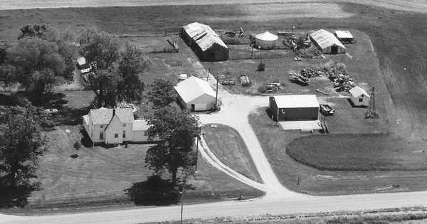 Vintage Aerial photo from 1995 in Peoria County, IL