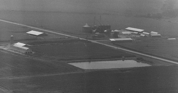 Vintage Aerial photo from 1978 in Clark County, IL