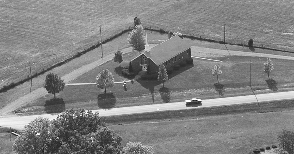 Vintage Aerial photo from 1980 in Jefferson County, IL