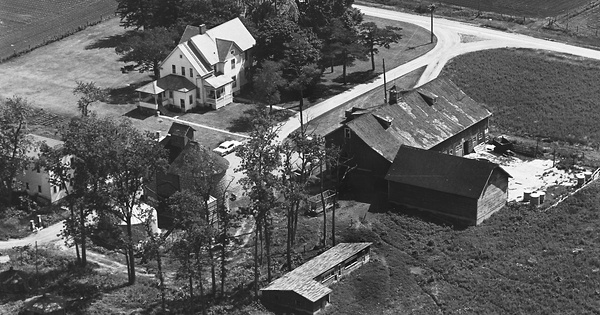 Vintage Aerial photo from 1965 in Will County, IL