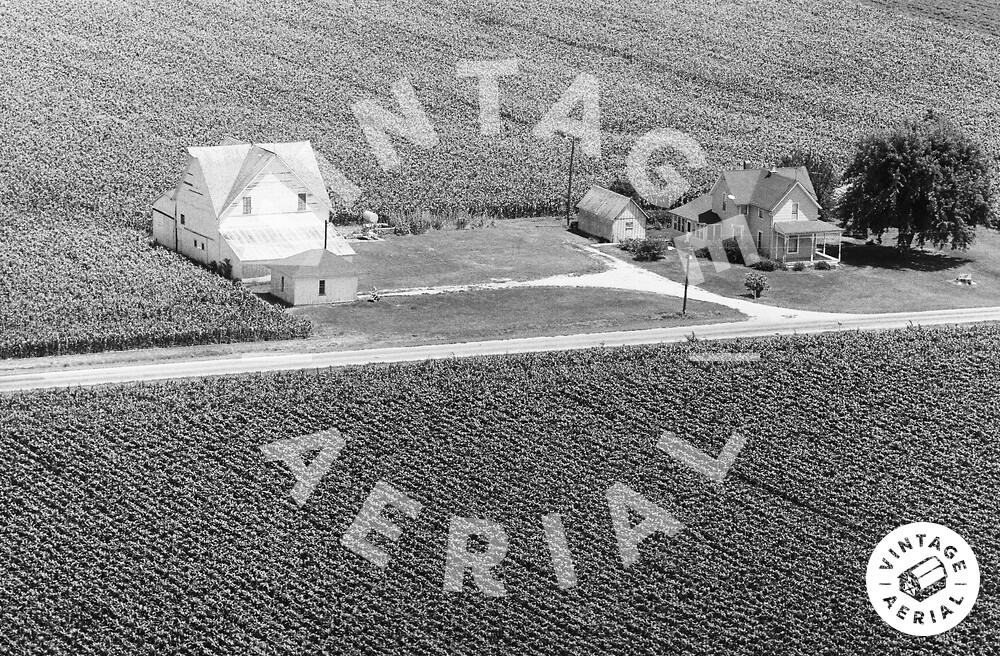 Vintage Aerial Illinois McDonough County 1970 48HMD24