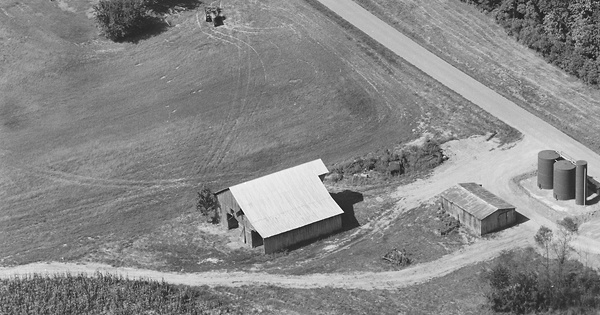 Vintage Aerial photo from 1980 in Henderson County, KY